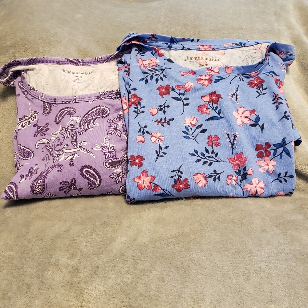 Woman Within t-shirts